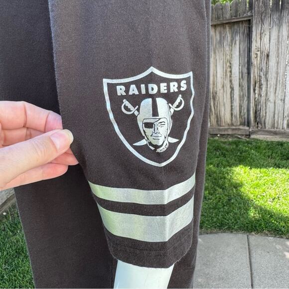 RARE NFL x PINK Victoria Secret Raiders Football Jersey Black Silver Women's S - Picture 4 of 10